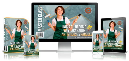 INICIA TU NEGOCIO DE ACABADOS ARTÍSTICOS EN PAREDES