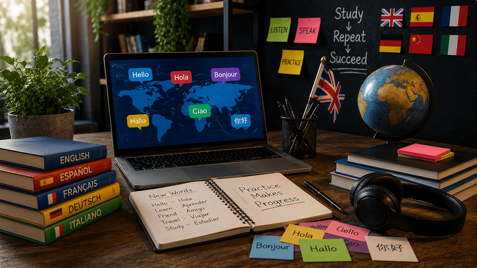 APRENDE IDIOMAS 5 EN 1 (LEARN LANGUAGES 5 IN 1)