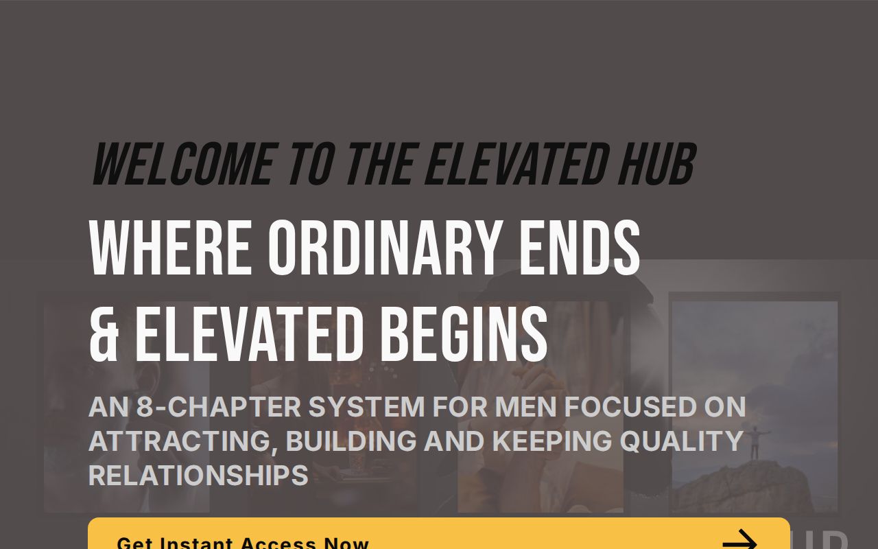 4-HOUR MASTERCLASS ON ATTRACTION, DATING & ELEVATED RELATIONSHIPS FOR MEN BY EHUB
